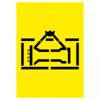 Манипуляционный знак на пленке «Поднимать непосредственно за груз»