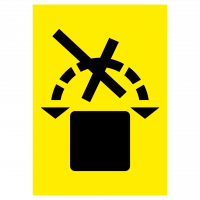 Манипуляционный знак на пленке «Не катить»