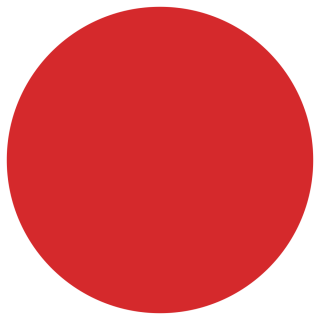 Знак на металле безопасности «Красный круг» (для слабовидящих)  
