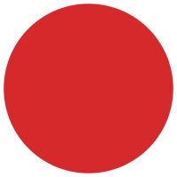 Знак на пластике безопасности «Красный круг» (для слабовидящих) 