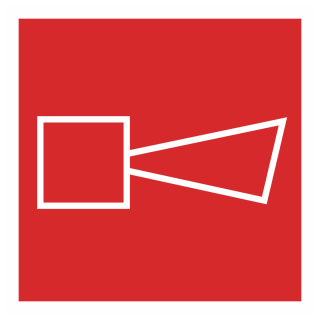 Знак на пластике светоотражающий F-11 «Звуковой оповещатель пожарной тревоги» 