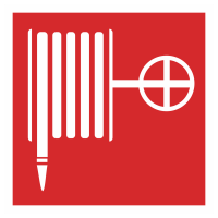 Знак на пластике светоотражающий F-02 «Пожарный кран» 