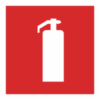 Знак на пластике светоотражающий F-04 «Огнетушитель» 