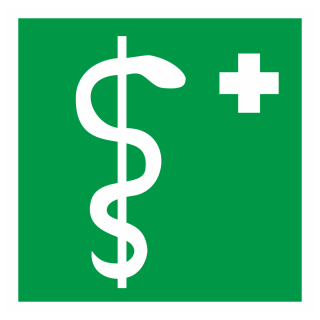 Знак на пластике EC-05 «Медицинский кабинет» 