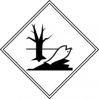 Знак на пленке «Вещество опасное для окружающей среды»