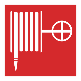 Знак на металле светоотражающий F-02 «Пожарный кран»  