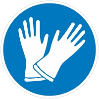 Наклейка «Медицинские перчатки»