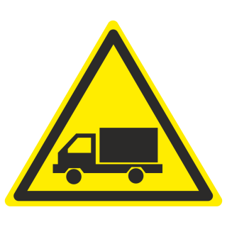 Знак на металле светоотражающий W-32 «Берегись автомобиля»  