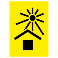 Манипуляционный знак на пленке «Беречь от солнечных лучей»