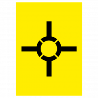 Манипуляционный знак на пленке «Центр тяжести»